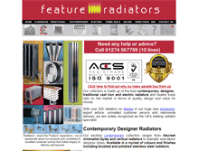 Tablet Screenshot of featureradiators.co.uk